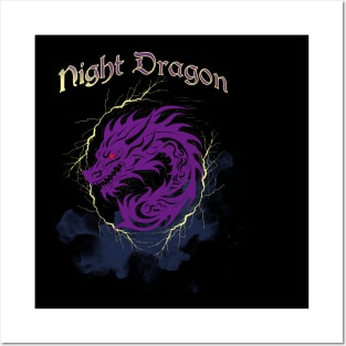 Night Dragon Posters and Art